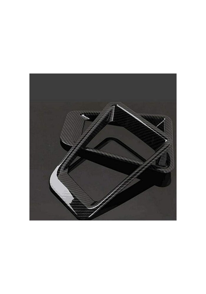 DEMULAX Carbon Fiber Fog Lamp Light Cover Trim for Jimny JB64W - Image 2