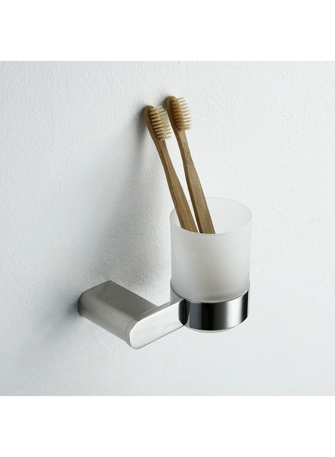 Wall Mounted Chrome SUS304 Stainless Steel Toothbrush Hanger Holder - Image 2