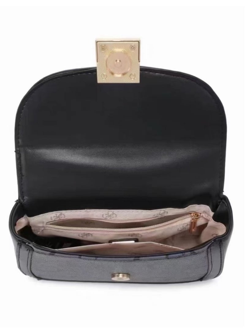 GUESS Gammill Logo Crossbody Bag Grey - Image 4