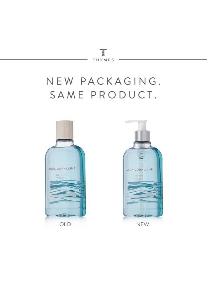 تايمز جل الاستحمام الفاخر المنعش للرجال والنساء من أكوا كورالاين، 9.25 أونصة سائلة - Image 2