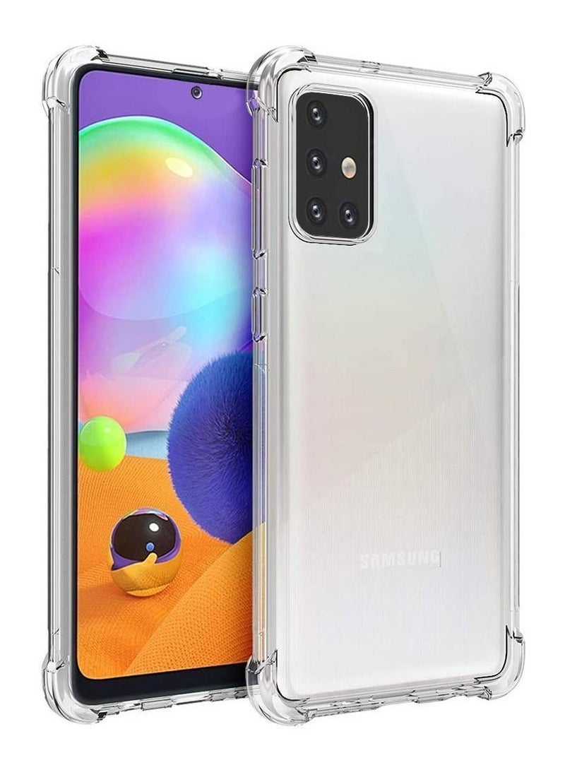 جراب غوريلا ممتص للصدمات لهاتف Samsung Galaxy M31s 3Pack وواقي شاشة 6.5 بوصة شفاف - Image 3