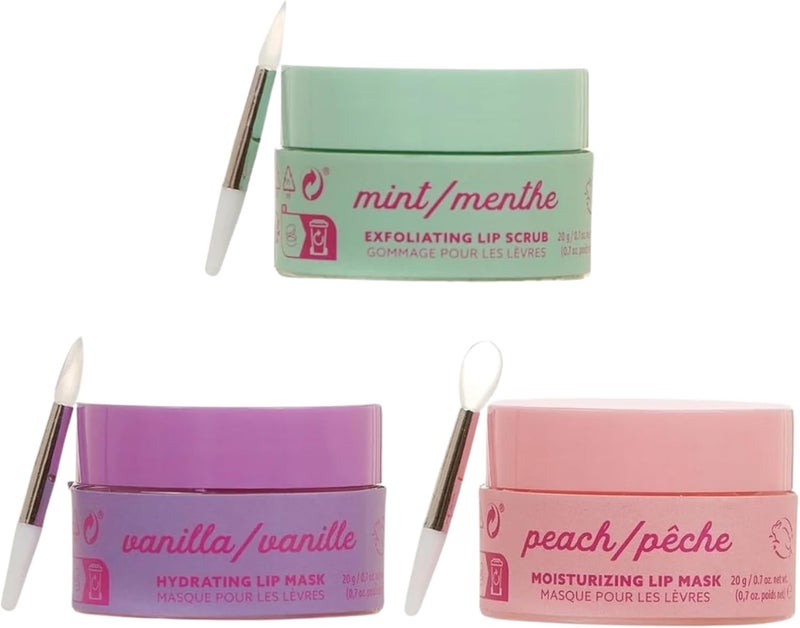 Lip Mask Scrub Set of 3 Treatments Yes Studio