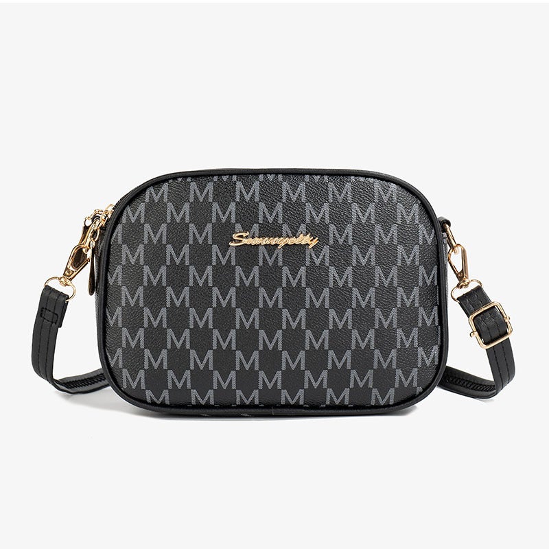 Trendy Retro Presbyopic Small Square Bag 2025Bags Fashionable And Versatile Women'S Bag Quilted Letter Crossbody Shoulder Mobile Phone Bag - Image 1
