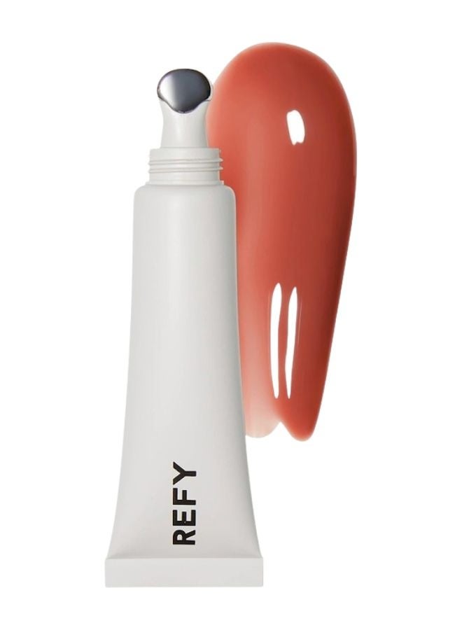 REFY Tinted Lip Gloss Dusk – Dark Mahogany Pink, Hydrating Buildable Gloss with Sheer-to-Medium Coverage, 13 mL / 0.44 fl oz - Image 1