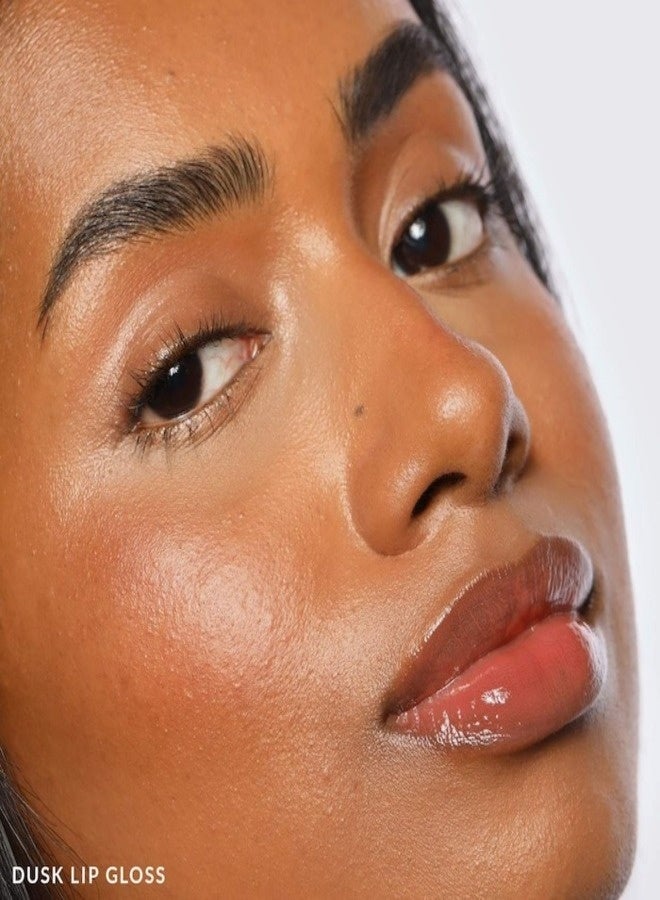 REFY Tinted Lip Gloss Dusk – Dark Mahogany Pink, Hydrating Buildable Gloss with Sheer-to-Medium Coverage, 13 mL / 0.44 fl oz - Image 2