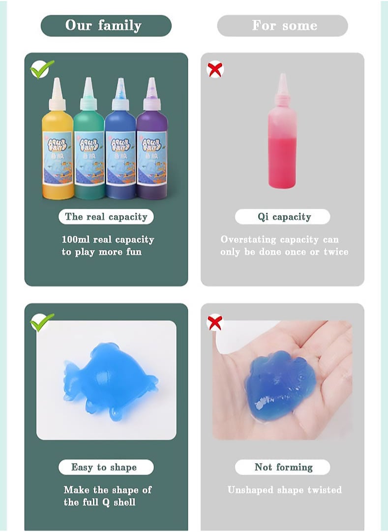 MissTiara - MR.Toys 25pcs Magic Water Beads Kid‘sToys, Water Spirit Elf, Magic DIY Gel Art Craft, Handmade Set, Water Painting Kit, Creative Activities for Girls and Boys - Image 1