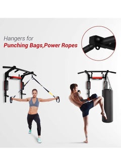 KUYING Multifunctional fastened wall Pull up bar/chin lift rod, indoor home lounge diving station, power tower fitness training kit kit support rack to 440 Lbs.  - Image 5