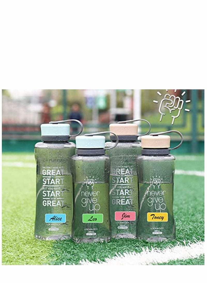 Excefore ملصقات اسم زجاجات الرعاية النهارية - 110 قطعة من ملصقات الاسم ذاتية اللصق المقاومة للماء لزجاجات الأطفال والأكواب وموردي المدارس للأطفال وزجاجات الزيوت العطرية وحاويات التخزين - Image 4