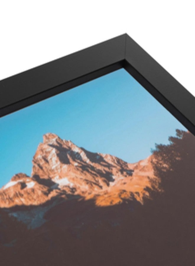 ArtToFrames 11x12 inch Satin Black Picture Frame, 2WOMFRBW26079-11x12 - Image 4