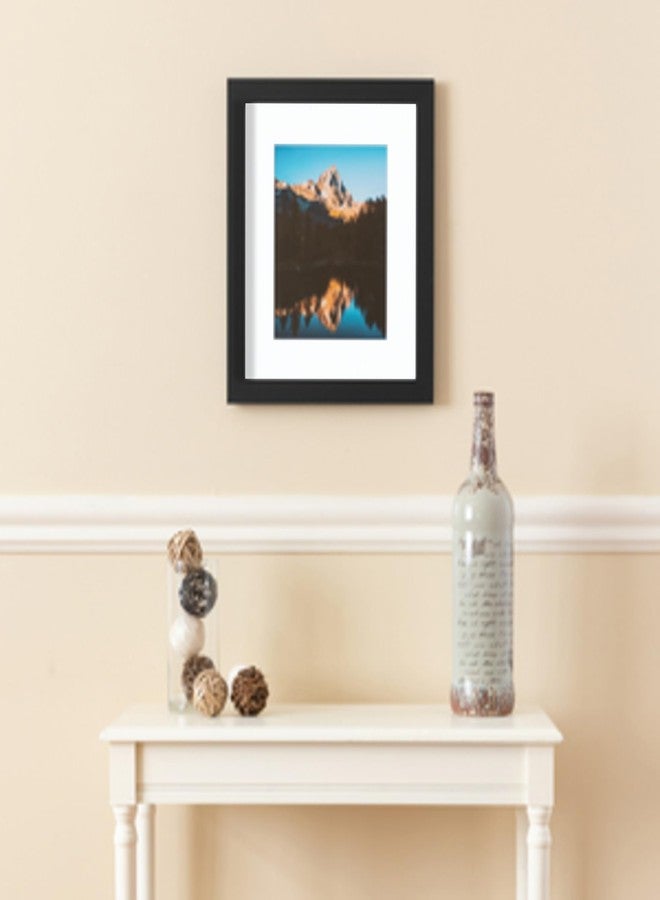ArtToFrames 11x12 inch Satin Black Picture Frame, 2WOMFRBW26079-11x12 - Image 2