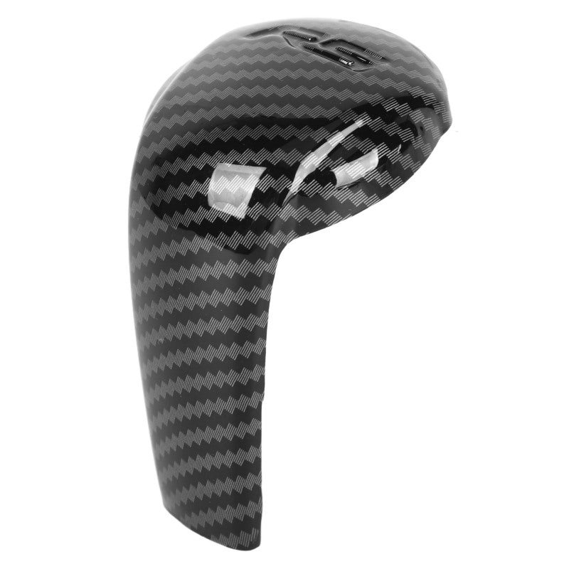 Gear Shift Knob Trim Replacement for Mazda CX-5 2017-2023 - Carbon Fiber Look Cover Protects from Scratches for Mazda 3 2014-2019 - Image 1