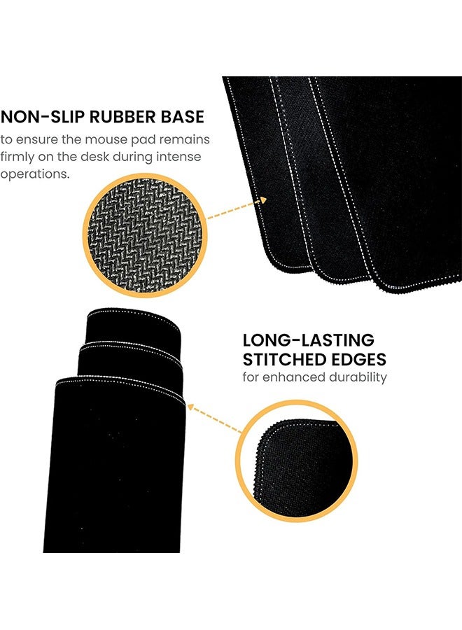 Outer Space Gaming Mouse Pad, Large Non-Slip Rubber Base Mousepad, Keyboard Mouse Mat, Desk Mat with Stitched Edges, 32x11.8inch for Big Mouse Pad,Office and Home Desk Protector Mat  - Image 4