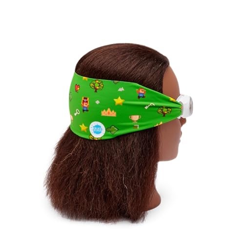 Splash Place KIDS SWIM GOGGLES with Fabric Strap | Tangle-Free Swimming Goggles for Kids (LEVEL UP) - Image 2