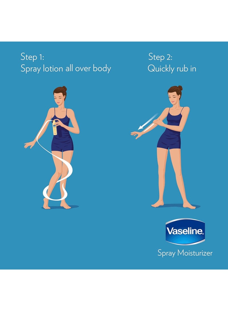 Vaseline Spray & Go Moisturizer in Aloe Fresh 6.5 oz (184 g) - Image 3