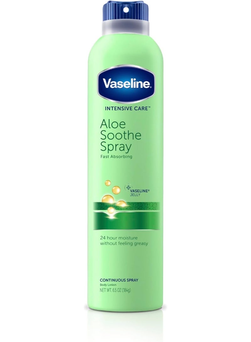 Vaseline Spray & Go Moisturizer in Aloe Fresh 6.5 oz (184 g) - Image 1