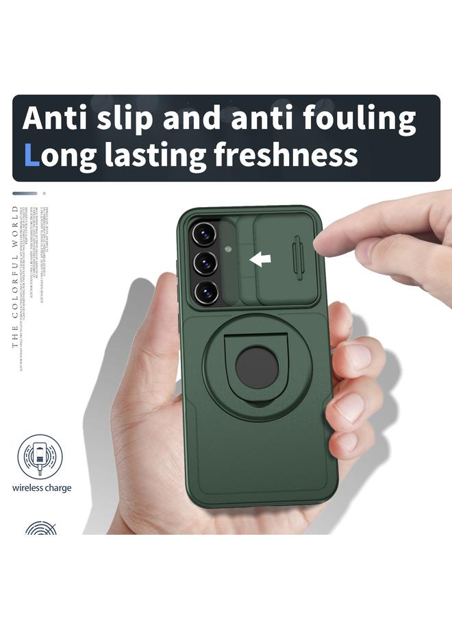 S-TOP Case For Samsung Galaxy A55 5G Camshield MagSafe Ring Holder Armor Phone Case - Image 4