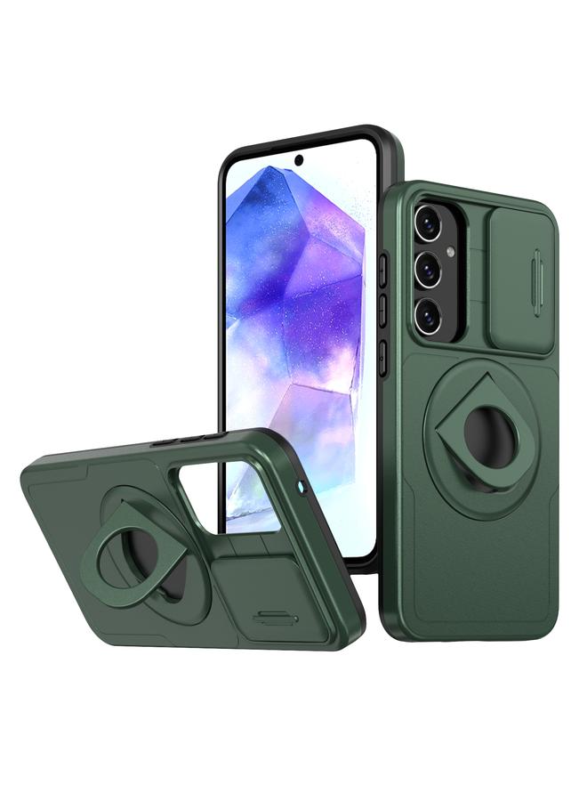 S-TOP Case For Samsung Galaxy A55 5G Camshield MagSafe Ring Holder Armor Phone Case - Image 1