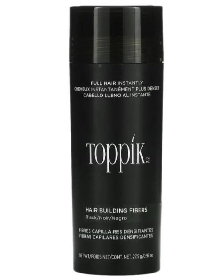 Toppik Hair Building Fibers 0.97 oz Black 27.5grams - Image 1