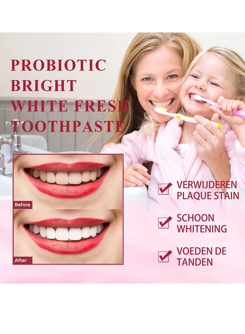 EELHOE Toothpaste Whitening Tooth Remove Plaque Stains Teeth Whitener Oral Hygiene Clean Fresh Breath Dental Tools SP-4 - Image 4