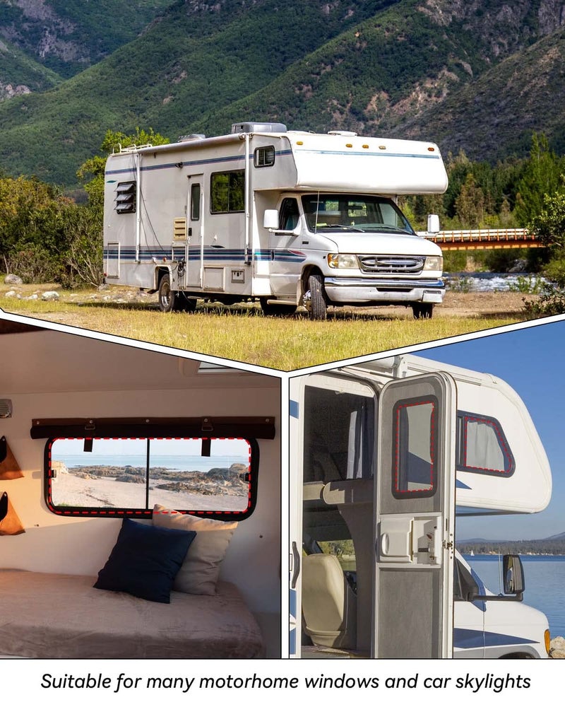 TIKSCIENCE RV Rubber Seal Strip 1/2'' x 1/4'' Fit for Boats Edge Weatherstrip Waterproof 40Ft Window Seal Trim - Image 4