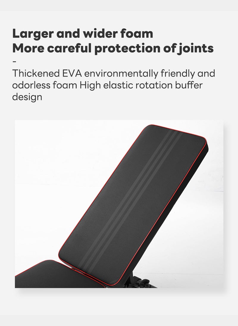 إي تي جي صالة الألعاب الرياضية المنزلية الوزن قابل للتعديل طاولة العمل ممارسة الجدول - Image 4