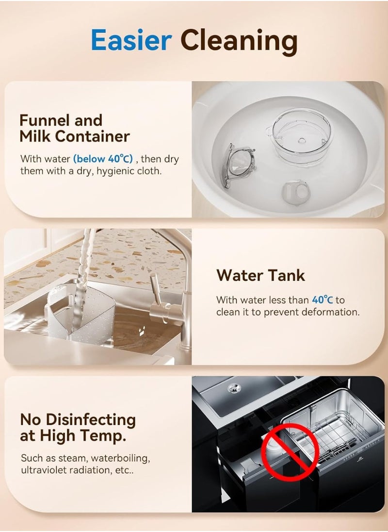 Nurtur - Advanced Smart Formula Milk Dispenser Machine Instant and Automatic Baby Milk Maker Smart touch Screen Patented Instant Heating Tech Suitable for Infants of all ages White - Image 1