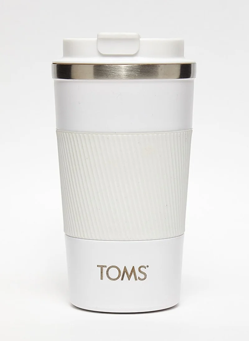 Toms Toms Kids COFFE MUG Insulated Travel Mug Shoes, White