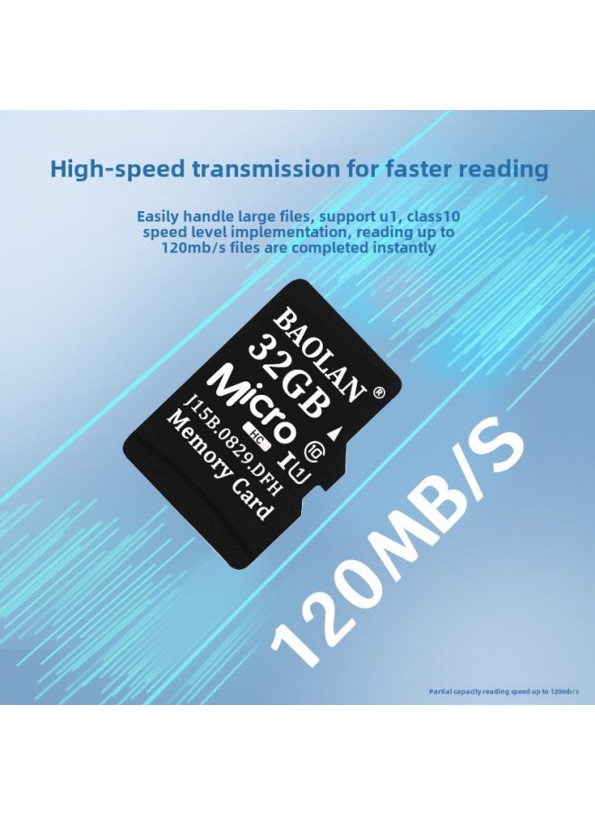 Generic - Memory Card Baolan TF Card 32GB Surveillance Camera Recorder Memory Card To Replace Repair-Color:Stable Performance For Replacement And Repair-Capacity:128gb Recorder Is My First Choice. It’s Cost-effective And Easy To Sell - Image 1