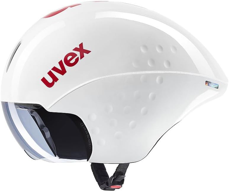 Uvex Race 8 Bike Helmet, 59-61 cm Size, White Black - Image 1