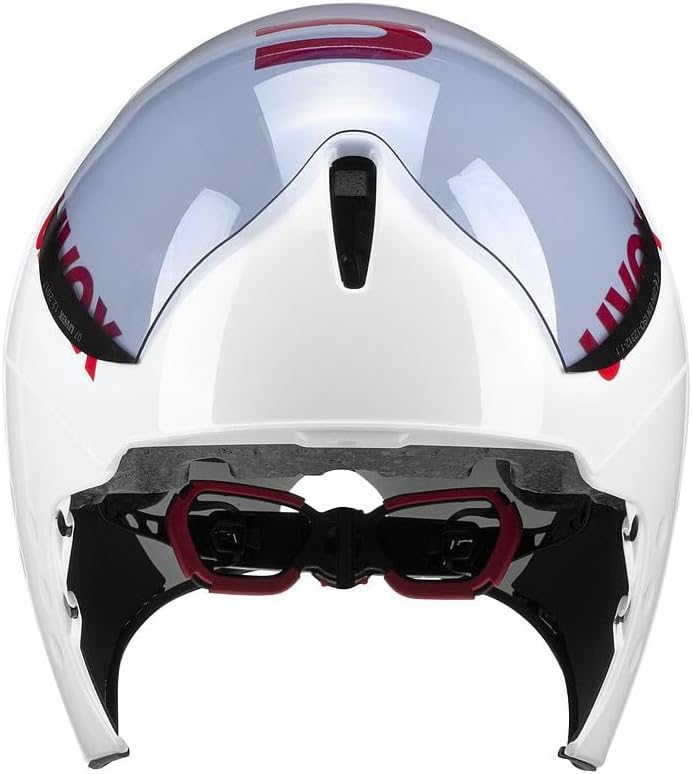 Uvex Race 8 Bike Helmet, 59-61 cm Size, White Black - Image 4