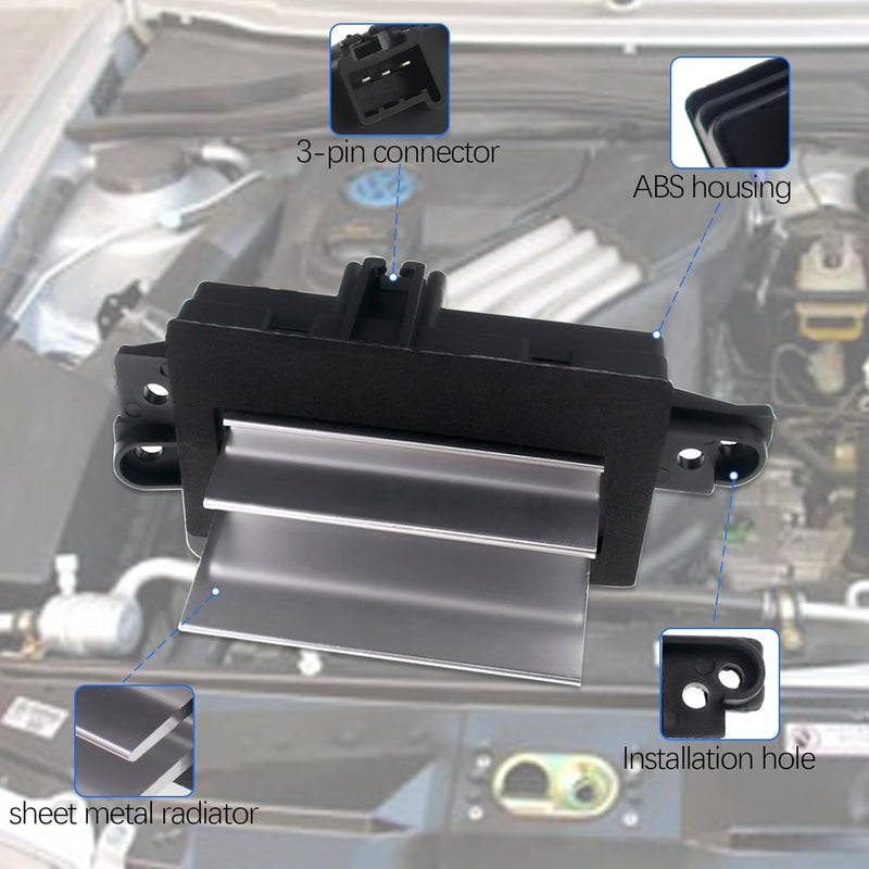 ZOOKOTO 4P1516 Blower Motor Resistor for Cadillac, GMC, Chevy, Oldsmobile, Isuzu, Buick - Image 5