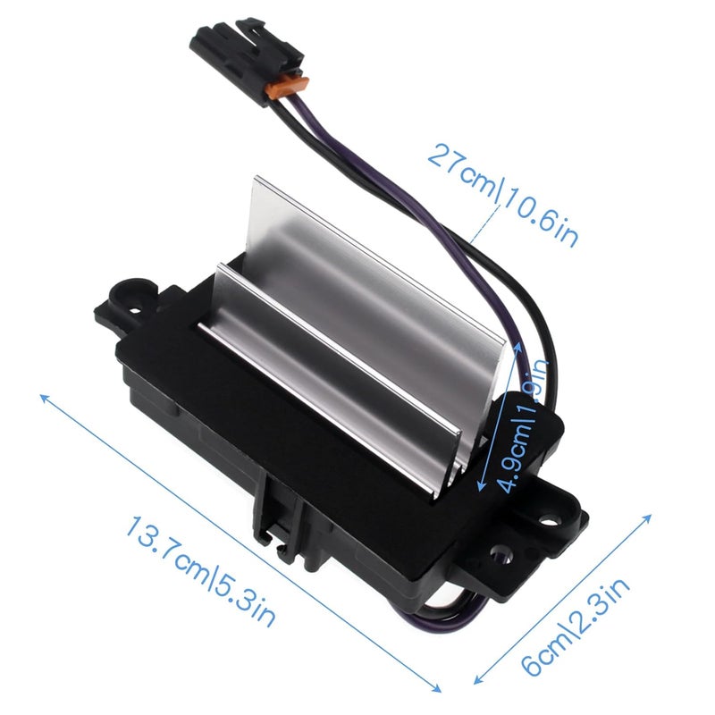 ZOOKOTO 4P1516 Blower Motor Resistor for Cadillac, GMC, Chevy, Oldsmobile, Isuzu, Buick - Image 2