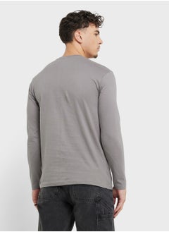 Seventy Five Basics Graphic Long Sleeve T-Shirt  - Image 2