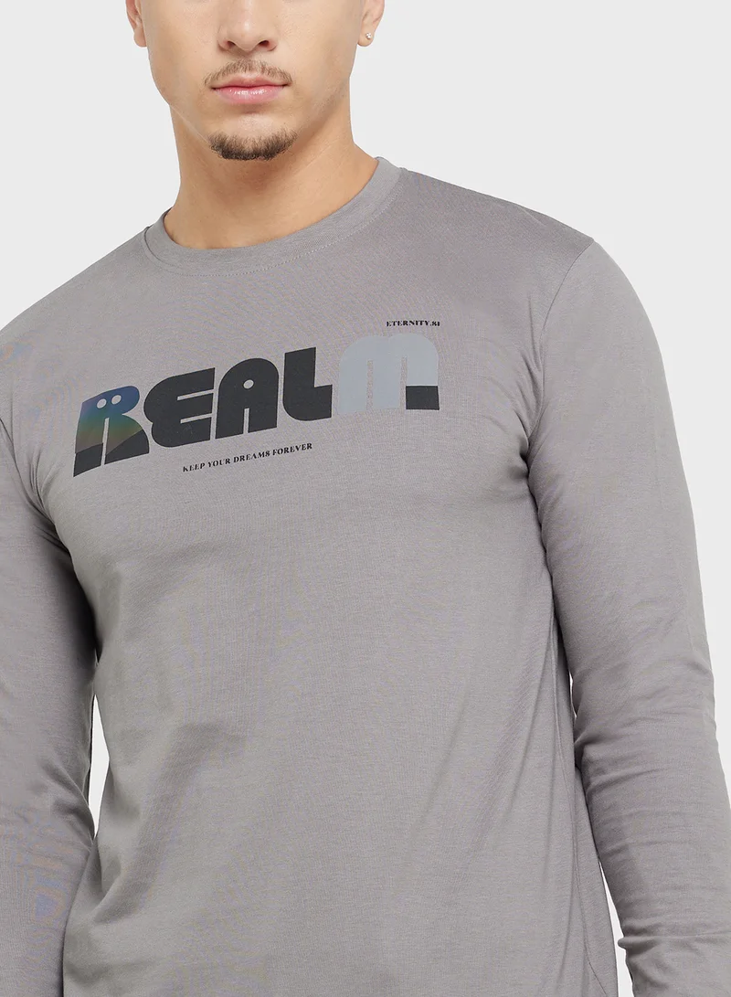 Seventy Five Basics Graphic Long Sleeve T-Shirt