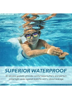 Sthxyfaith Premium Swimming Goggles with Silicone Cap, Nose Plugs & Ear Plugs for Men, Women & Teenagers, - Clear Vision, 180° Panoramic View, Polarized, Anti-Fog, UV Protection, Leak-Proof Eyewear  - Image 5