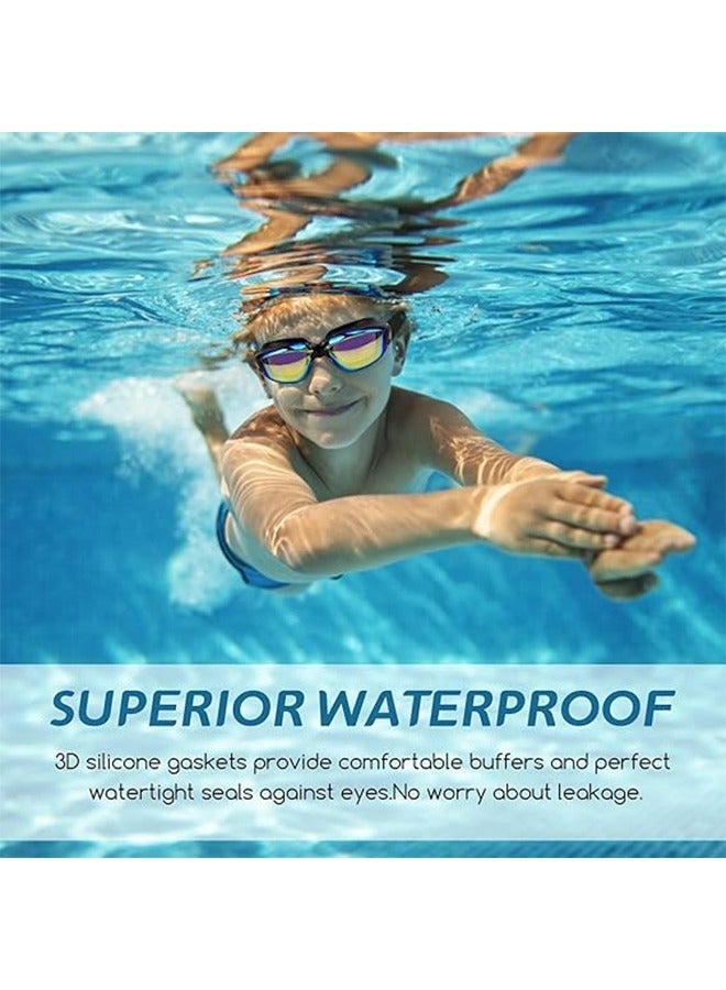 Sthxyfaith Premium Swimming Goggles with Silicone Cap, Nose Plugs & Ear Plugs for Men, Women & Teenagers, - Clear Vision, 180° Panoramic View, Polarized, Anti-Fog, UV Protection, Leak-Proof Eyewear - Image 5