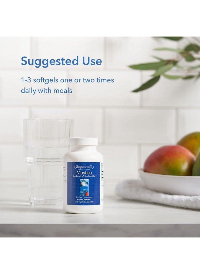 Allergy Research Group Mastic Gum Supplement - Authentic Chios Matisha, GI Health, Hypoallergenic, Vegetarian Capsules - 120 Count - Image 5