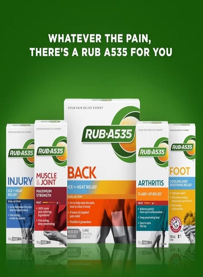 RUB A535 A535 Extra Strength Heat Cream 100Gm - Image 4