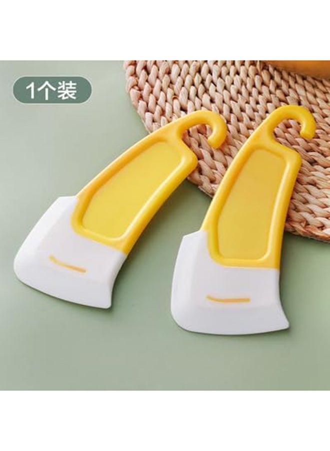 Silicone Pan Scraper Dish Cleaning Spatula Pan And Bowl Scraper Set Bowl Scraper Dish Scraper Non Stick Kitchen Scraper Pan Rubber Cleaning Spatula Pot Cleaning Tool Set Of 5 - Image 4