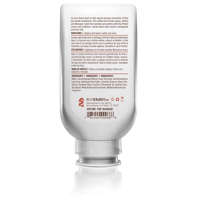 Billy Jealousy Beard Wash Hydrating Mens Beard Shampoo 8 Fl Oz (Pack of 1) - Image 2