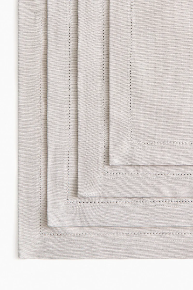 H&M 4-pack cotton place mats