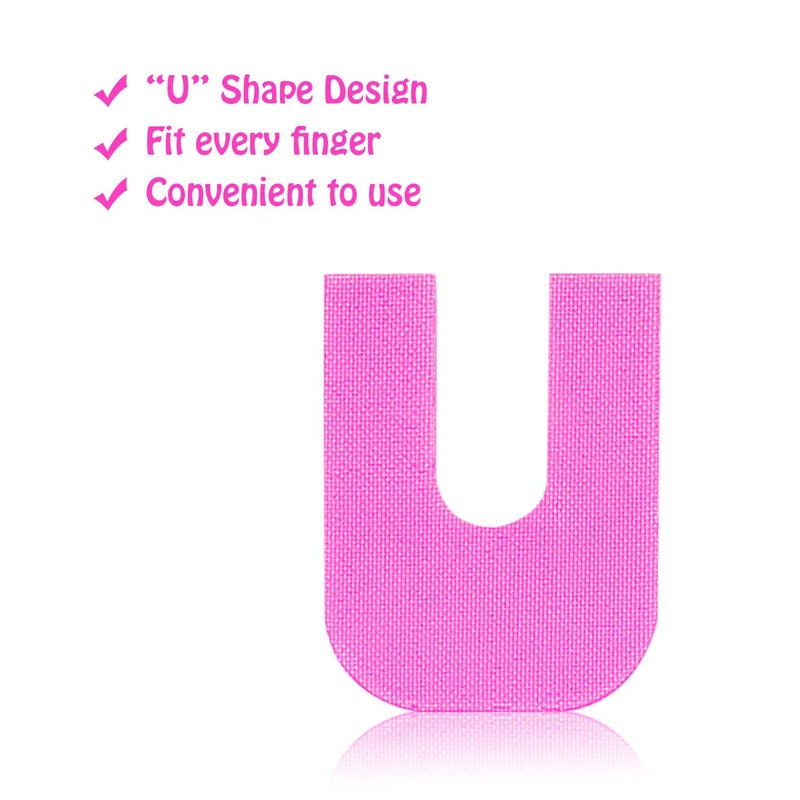 Outus 150 Pieces U Shape Nail Polish Protector Guards Spill Proof Stickers Peel Off for DIY - Image 5