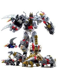 Volcanicus Deformation Toy Dinoking Slag Sludge Slash Combiner 5 in 1 KO Action Figure for Boys Girls Adults