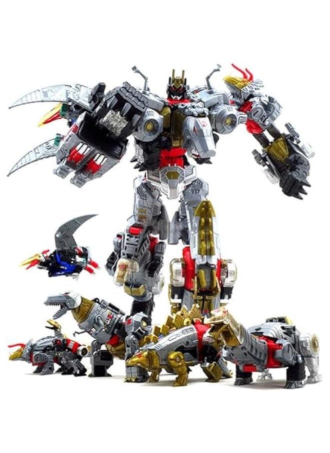 Generic - Volcanicus Deformation Toy Dinoking Slag Sludge Slash Combiner 5 in 1 KO Action Figure for Boys Girls Adults - Image 1