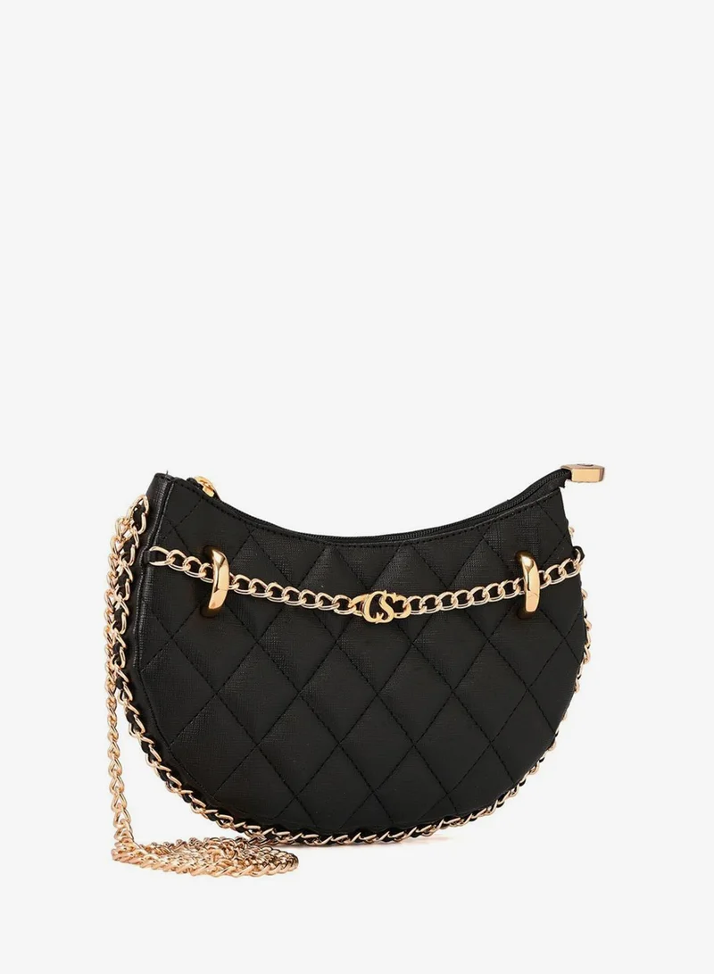 Matelassé Chain Bag Black