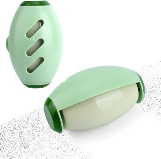 2pcs Reusable WashableLint Remover, Mini Lint RemoverTravel Size Reusable Lint Roller Ball Travel Portable Lint Roller for Clothing Sofas Hair Debris Dust (Green)