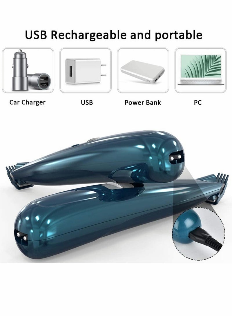 SOLARAE Pet Foot Hair Clippers with LED Light Dog Grooming Clippers Cordless Pet Hair Trimmer Quiet Rechargeable Shaving Tool - Image 2