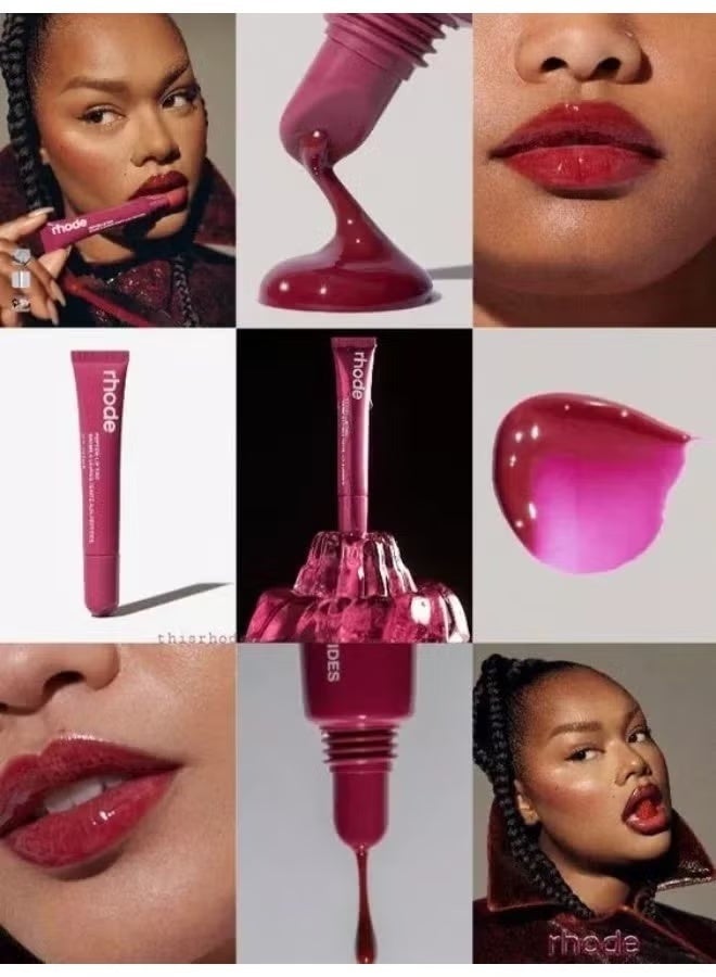 Rhode Peptide Lip Tint Hydrating Tinted Lip Treatment - Raspberry Jelly - Image 3