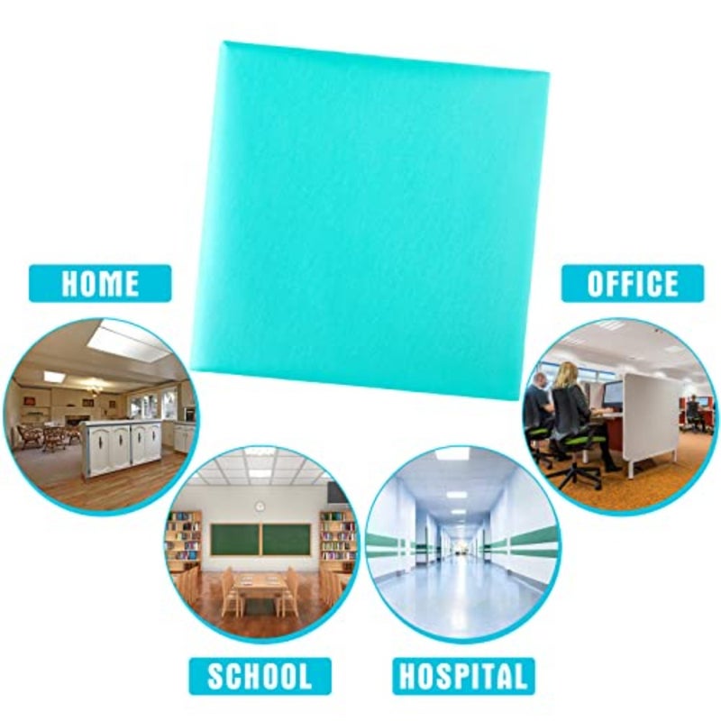 6 Packs Magnetic Fluorescent Light Covers Filters Calming Ceiling Light Covers Decor for Ceiling Lights Classroom Office School Blue - Image 5