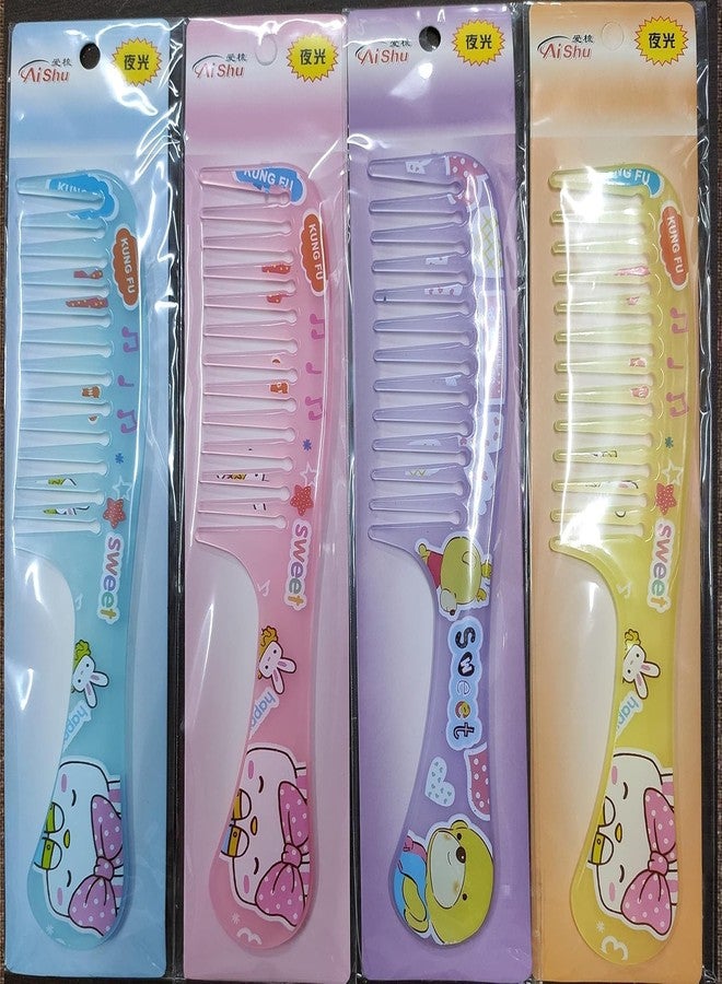 GODFLY Wet Dry Detangling Comb Wide Tooth Shampoo Hair Comb For Curly Wavy Hair, Scalp Gentle Hair Brush, Anti‑Static Hair Care Tool - Image 5